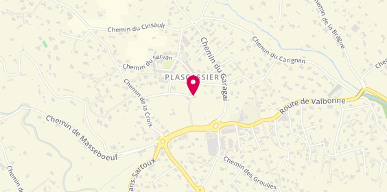 Plan de A Votre Service, Plascassier 11 Chemin Bellonière, 06130 Grasse