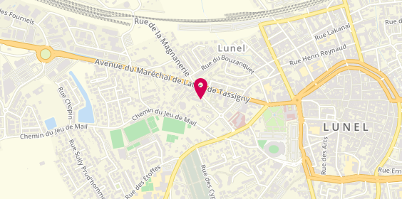 Plan de BENOUDA Mimoun, Résidence l'Oustal Bâtiment A2
228 Rue Bruno Brunel, 34400 Lunel