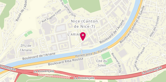 Plan de Sbtce, 6 Avenue Emile Ripert, 06300 Nice