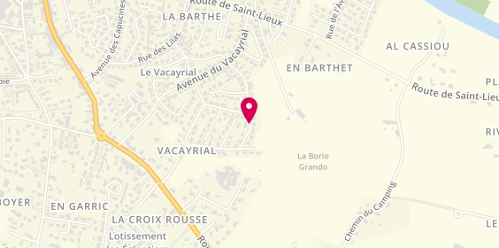 Plan de BELLOCQ José, 44 Rue Cèdres, 81370 Saint-Sulpice-la-Pointe