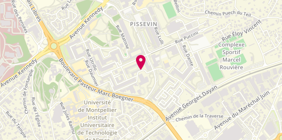 Plan de Es Bâtiment, 16 Rue Daumier, 30900 Nîmes