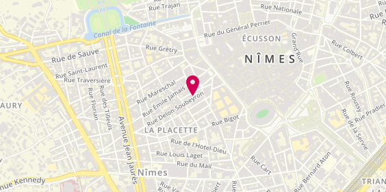 Plan de Amt Maconnerie Generale, Entreprise de maçonnerie | Nîmes, 2 Rue Delon Soubeyran, 30900 Nîmes
