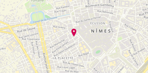 Plan de Plac&Déco, 2 Rue Emile Jamais, 30900 Nîmes