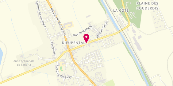 Plan de Thierry Oulie, 23 Avenue du Général Larroque, 82170 Dieupentale