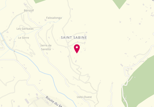 Plan de Clermont Services, Sainte-Sabine, 06380 Sospel