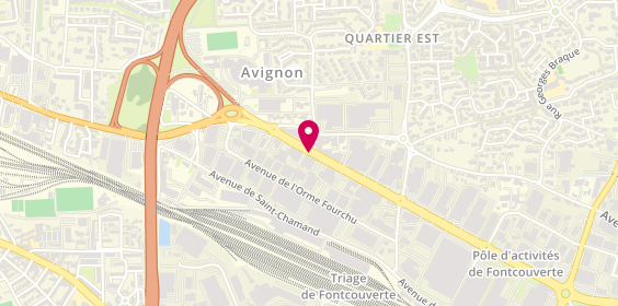 Plan de Mac Btp, 10 Avenue Fontcouverte, 84000 Avignon