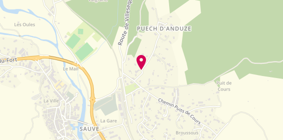 Plan de Jhp Construction, 5 Impasse Puech d'Anduze, 30610 Sauve