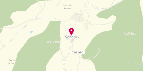 Plan de Entreprise Blanc, Carniol Village Carniol, 04150 Simiane-la-Rotonde