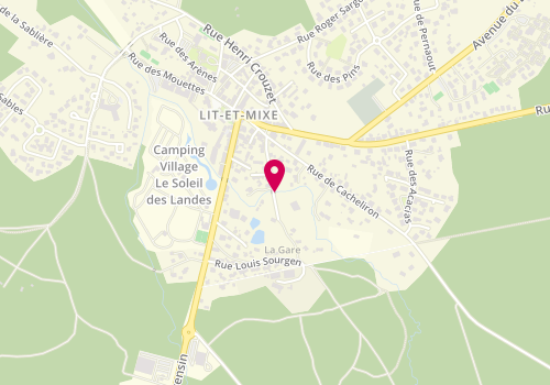 Plan de Immotech Sarl, Plâtrerie, Isolation, RGE, 140 Rue du Moulin, 40170 Lit-et-Mixe
