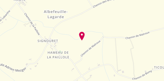Plan de DOS SANTOS CARLOS, 476 Route de Montauban Chez Mr Esquie, 82290 Albefeuille-Lagarde