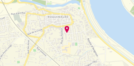 Plan de JOUVE Jean Paul, 3 Rue Romain Rolland, 30150 Roquemaure