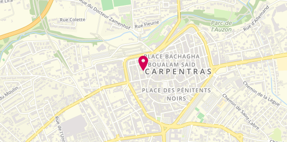 Plan de Ecrhb Construction, 50 Rue du Carmel, 84200 Carpentras