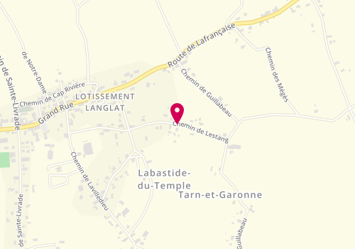 Plan de M.ou Mme TESTUT Gérard, La Golle, 82100 Labastide-du-Temple