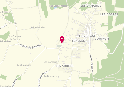 Plan de Laurent Bouisson, 218 Bedoin, 84410 Flassan