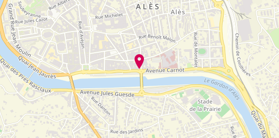 Plan de Les Bâtisseurs en France, 29 avenue Carnot, 30100 Alès