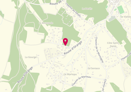 Plan de THEUILLON Geoffrey, 91 Quartier Bourgade, 26790 Rochegude