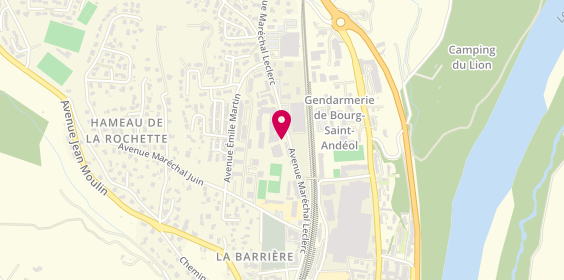 Plan de El Alaoua Mohamed, Bât 2A Quartier Auches, 07700 Bourg-Saint-Andéol