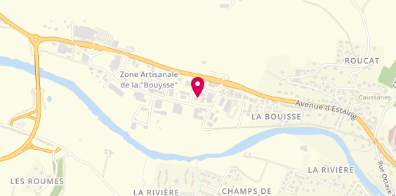 Plan de Eds Maconnerie, Zone Artisanale Bouysse, 12500 Espalion