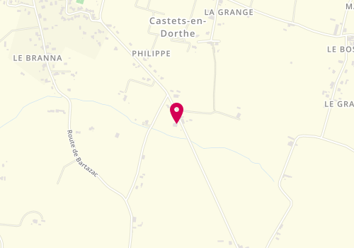 Plan de PEYRE Cédric, 1 Route Auros, 33210 Castets-en-Dorthe