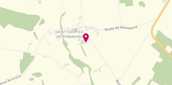 Plan de BUSSAC Jean-Pierre, 4 Chemin Eglise, 33540 Saint-Sulpice-de-Pommiers