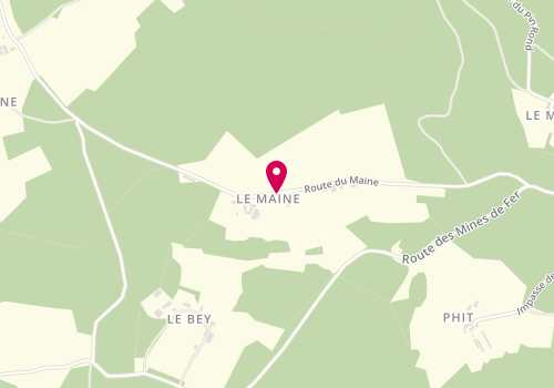 Plan de LAURENT Jean-Yves, Les Mines, 24550 Prats-du-Périgord