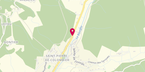 Plan de Pereyron Maçonnerie Générale Génie Civil, 110 Route Burzet, 07450 Saint-Pierre-de-Colombier