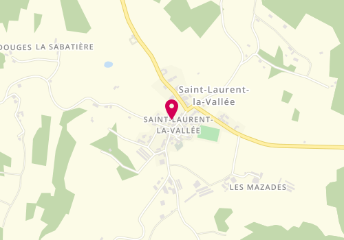 Plan de Frédéric Boesch Multiservices, Lieu-Dit Bourg, 24170 Saint-Laurent-la-Vallée