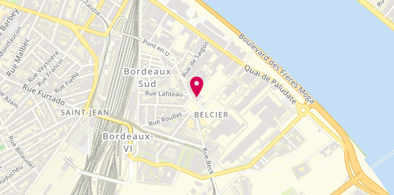 Plan de Ponciano, 45 Rue de Belcier, 33800 Bordeaux