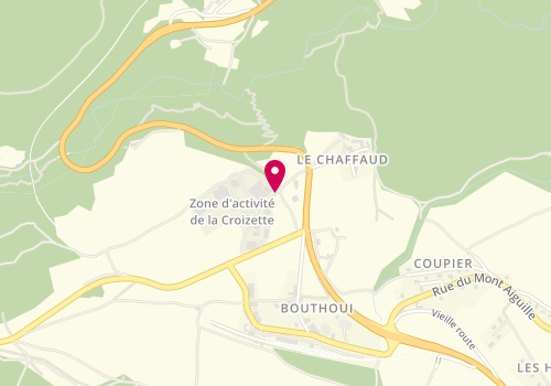 Plan de La Brasserie du Mont Aiguille, Zone Artisanale La
Croizette, 38930 Clelles