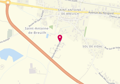 Plan de Maisons et Jardins d'Aquitaine, 445 Route Moutine, 24230 Saint-Antoine-de-Breuilh