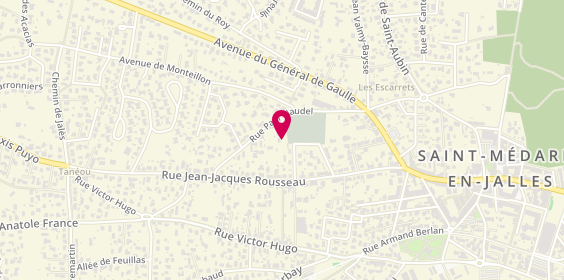 Plan de BERLUREAU Bernard, Rue Paul Claudel, 33160 Saint-Médard-en-Jalles