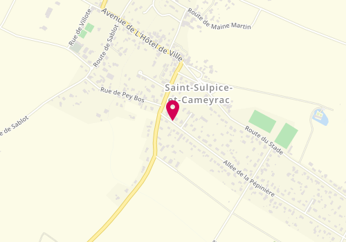 Plan de EYSSARTIER Dominique, 6 Allée Pépinière, 33450 Saint-Sulpice-et-Cameyrac