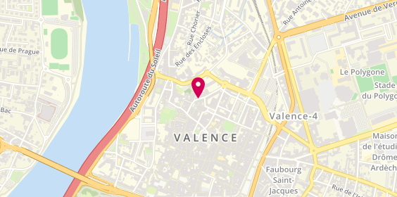 Plan de DEACONU Valentin, 7 Bis Rue André Lacroix, 26000 Valence