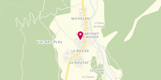 Plan de GONON Thierry, Le Rosier, 05100 Val-des-Prés