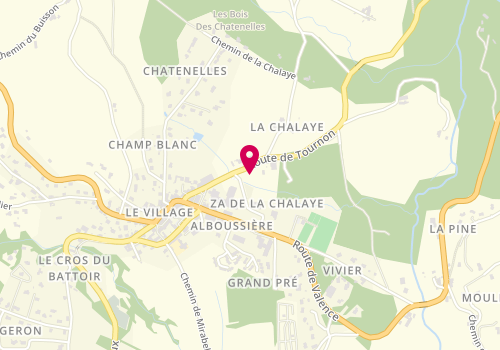 Plan de S.N.A.V Bathail Construction, zone artisanale la Chalaye 250 Route de Valence
La Chalaye Rue De, 07440 Alboussière