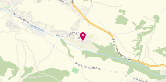 Plan de Entreprise Guglielmetti, Route des Bains, 05220 Le Monêtier-les-Bains
