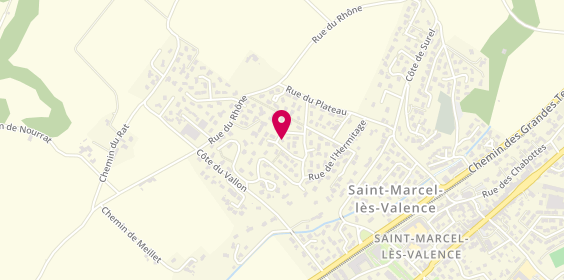 Plan de D.M.L Dallage Maçonnerie Lopes, 4 Rue des Vignes, 26320 Saint-Marcel-lès-Valence