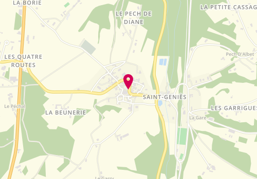 Plan de LAMAZE Christian, Lieu-Dit Bourg, 24590 Saint-Geniès
