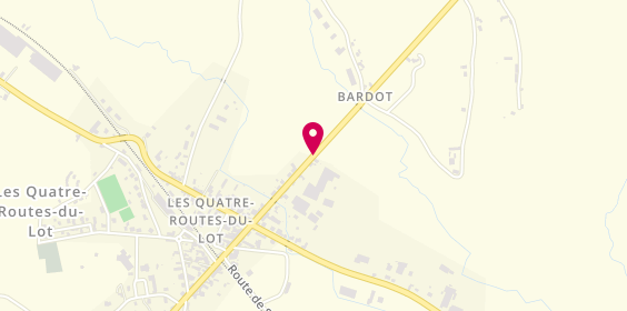 Plan de Caz Bat Chanet, 28 Avenue Armand Gouygou, 46110 Les Quatre-Routes-du-Lot