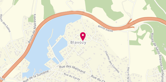 Plan de D. Simond Services, Chemin des Combes 3 Impasse la Garenne, 43700 Blavozy