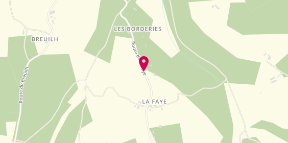 Plan de CHARDONNIERAS Denis, 54 Route de la Faye, 24430 Coursac