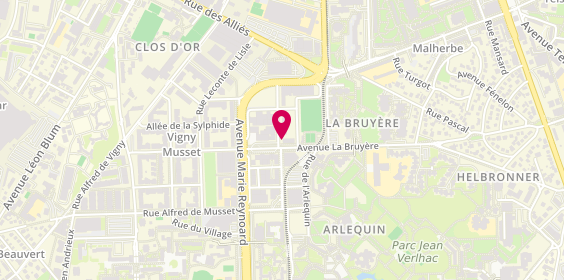 Plan de Sde, 72 avenue la Bruyère, 38100 Grenoble