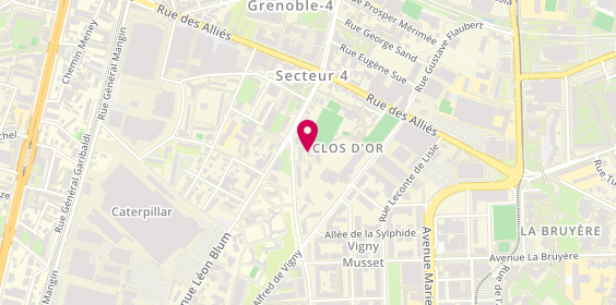 Plan de De Oliveira Maconnerie, 143 Rue de Stalingrad, 38100 Grenoble