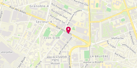 Plan de Dauphinoise Batiment General, 35 Rue des Alliés, 38100 Grenoble