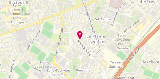 Plan de Pvg Maconnerie, 22 avenue Potié, 38400 Saint-Martin-d'Hères