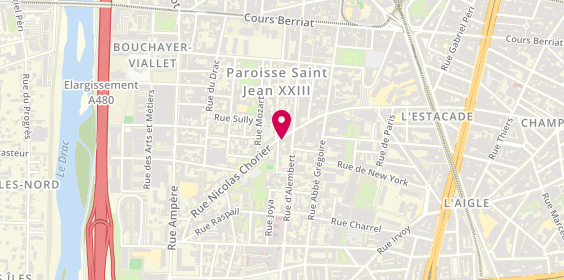 Plan de Ekevu Constructions, 55 Rue Nicolas Chorier, 38000 Grenoble