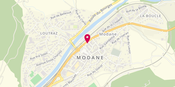 Plan de A et D Maconnerie, Rue Seuil, 73500 Modane