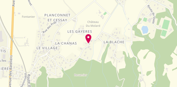 Plan de D3B Maçonnerie / Charpente, 528 Route de la Chanas, 26240 Laveyron