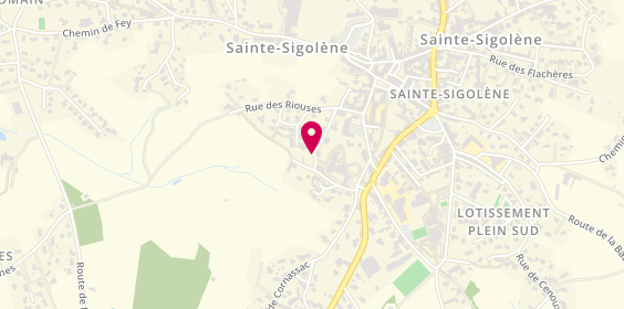 Plan de Etablissements Mounier, 12 Rue Croix des Rameaux, 43600 Sainte-Sigolène