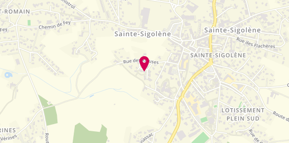 Plan de Vfsp, La Croix des Rameaux, 43600 Sainte-Sigolène